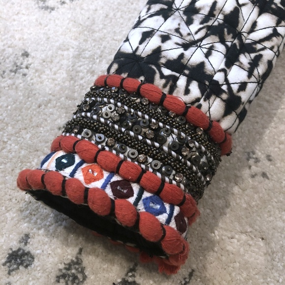 ISABEL MARANT X H&M Print Boho Beaded Jacket 4 - Picture 6 of 8